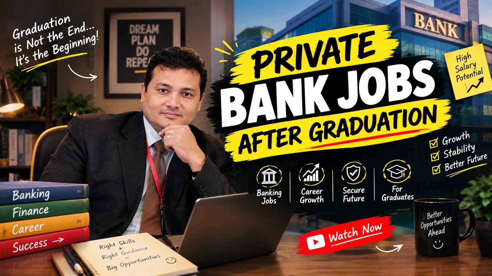 Atul Singh Karki, trainer: Private Bank Jobs after graduation